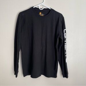 Carhartt Black Women's Original Fit Long Sleeve Shirt - Size Medium